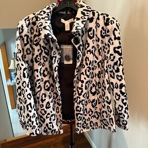 Chicos Leopard Print Women's Jacket